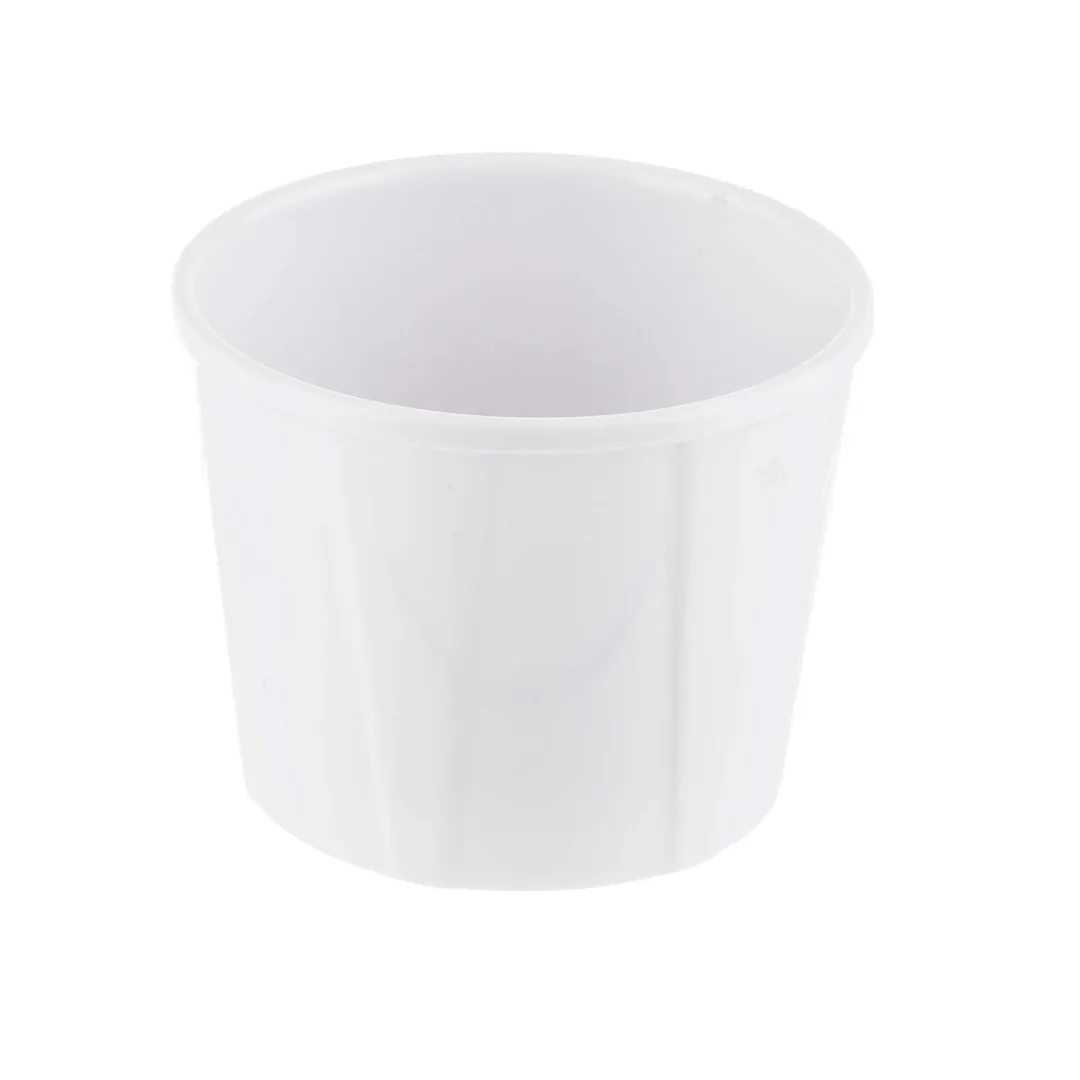 TableCraft 240004 Soufflé Bowl, 3 oz., 2-3/8" dia. 1-7/8" tall, White Melamine, Dishwasher Safe, Round