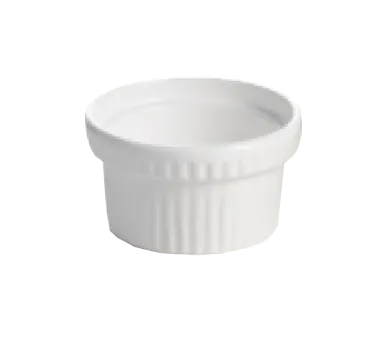 TableCraft CW1610X Souffle Bowl, 10 oz, 4-1/2" Dia, 2" Orange Duracoat Cast Aluminum, NSF