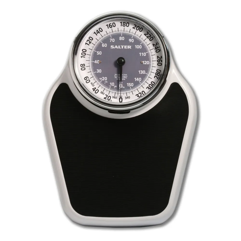 Taylor Precision 916WHSVLKR Bath Scale, Large Dial, 400 lb, Vinyl Platform