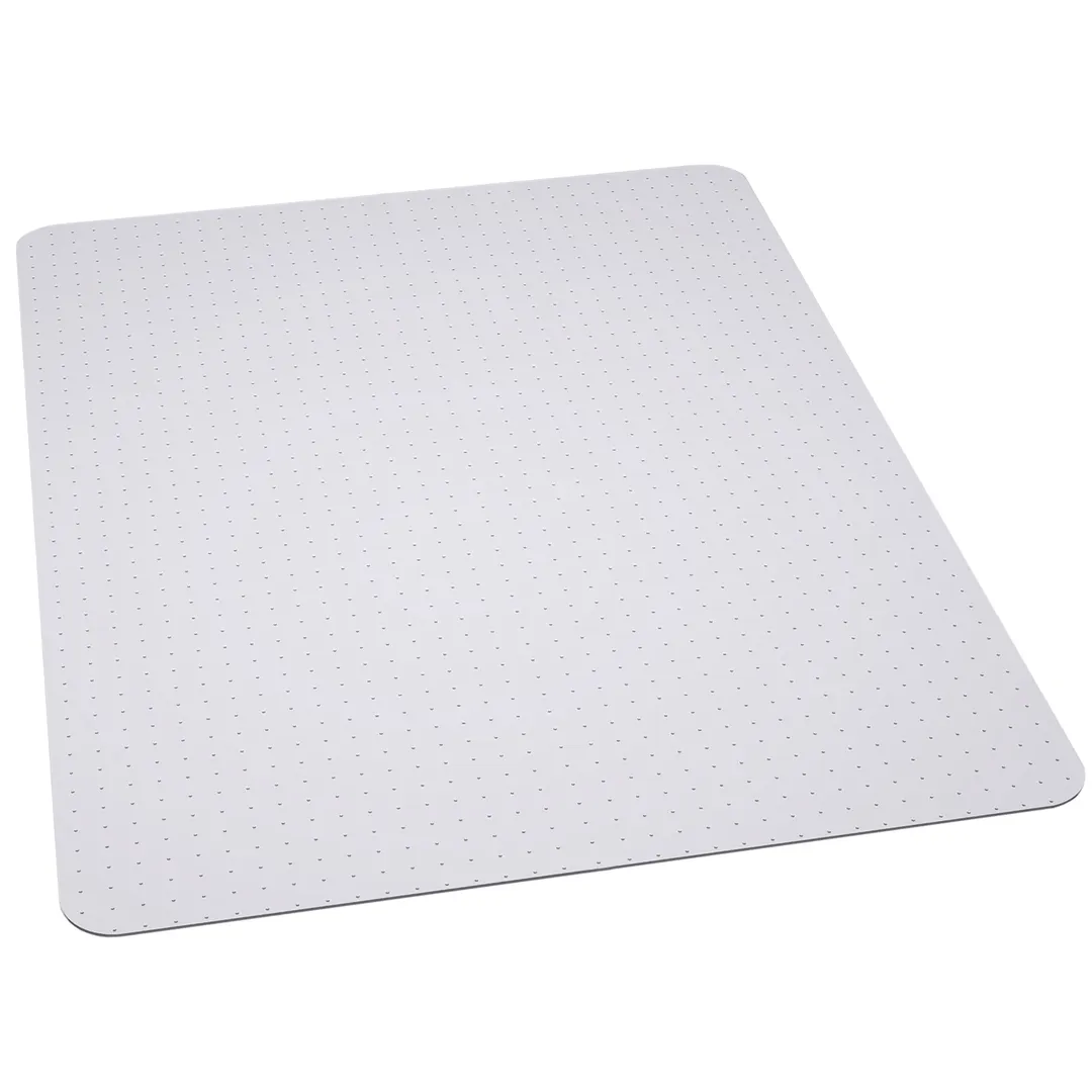 Flash Furniture MAT-121704-GG 36x48 Chair Mat, Clear Vinyl, Straight Edge, Scuff and Slip Resistant