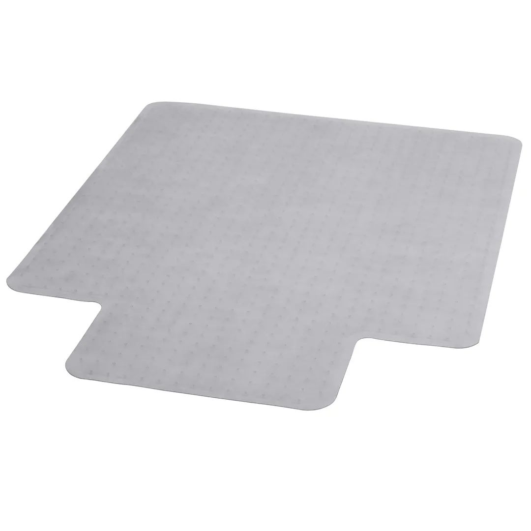 Flash Furniture MAT-CM11113FD-GG 36x48 Chair Mat, Clear Vinyl, Straight Edge, Scuff and Slip Resistant