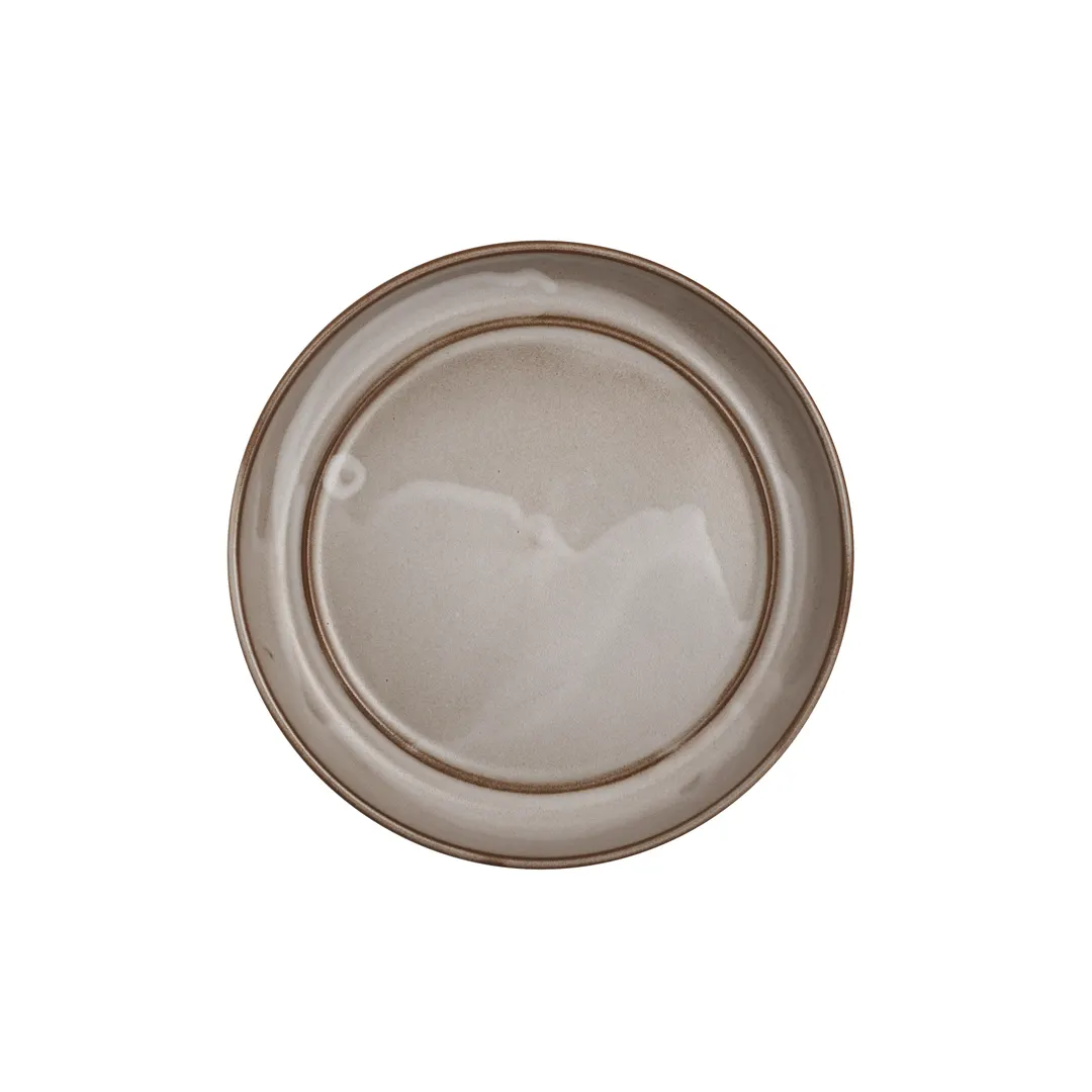 Steelite OG1031017 China Plate, 6.75" Round Porcelain, Curved Edge, Fire Smoke, 1 Dozen