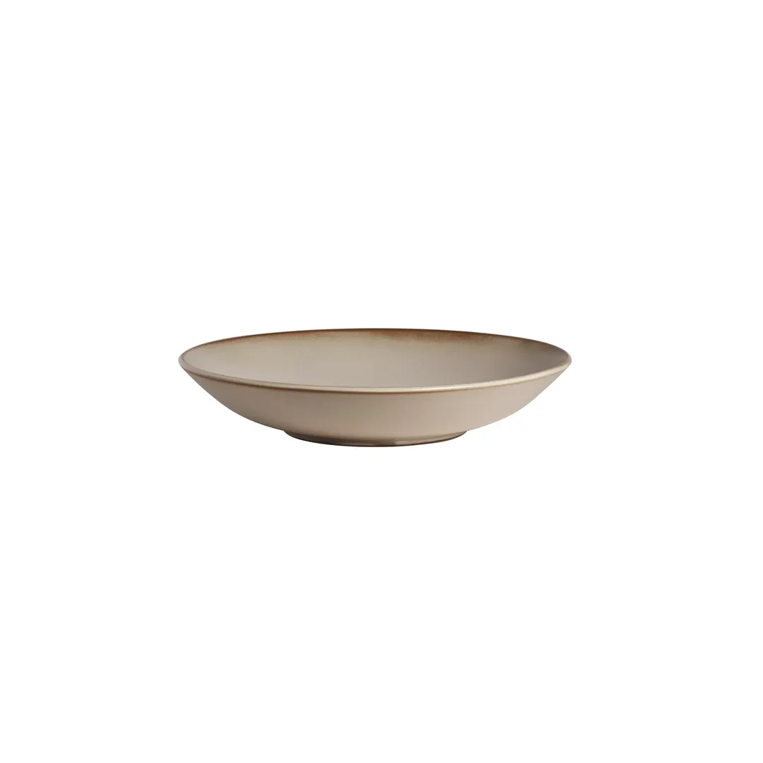 Steelite OG1032023 Deep Coupe China Plate, 9.25" Round Porcelain, Curved Edge, Fire Smoke, 1 Dozen