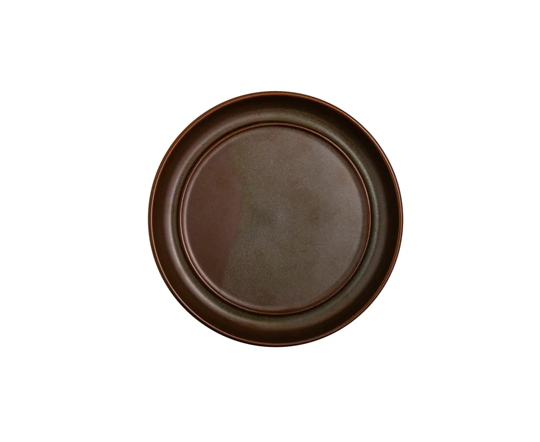 Steelite OG1041017 China Plate – 6.75" Round Porcelain Plate, Fire Timber Off Grid Studio, 1 Dozen