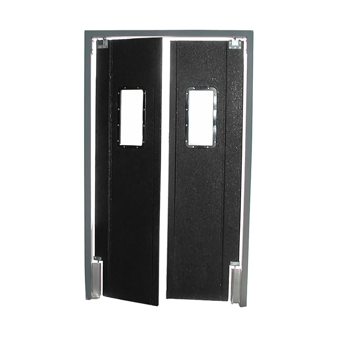World Manufacturing PRO TUFF 36” X 80-84” Double Panel Kitchen & Restaurant Traffic Door
