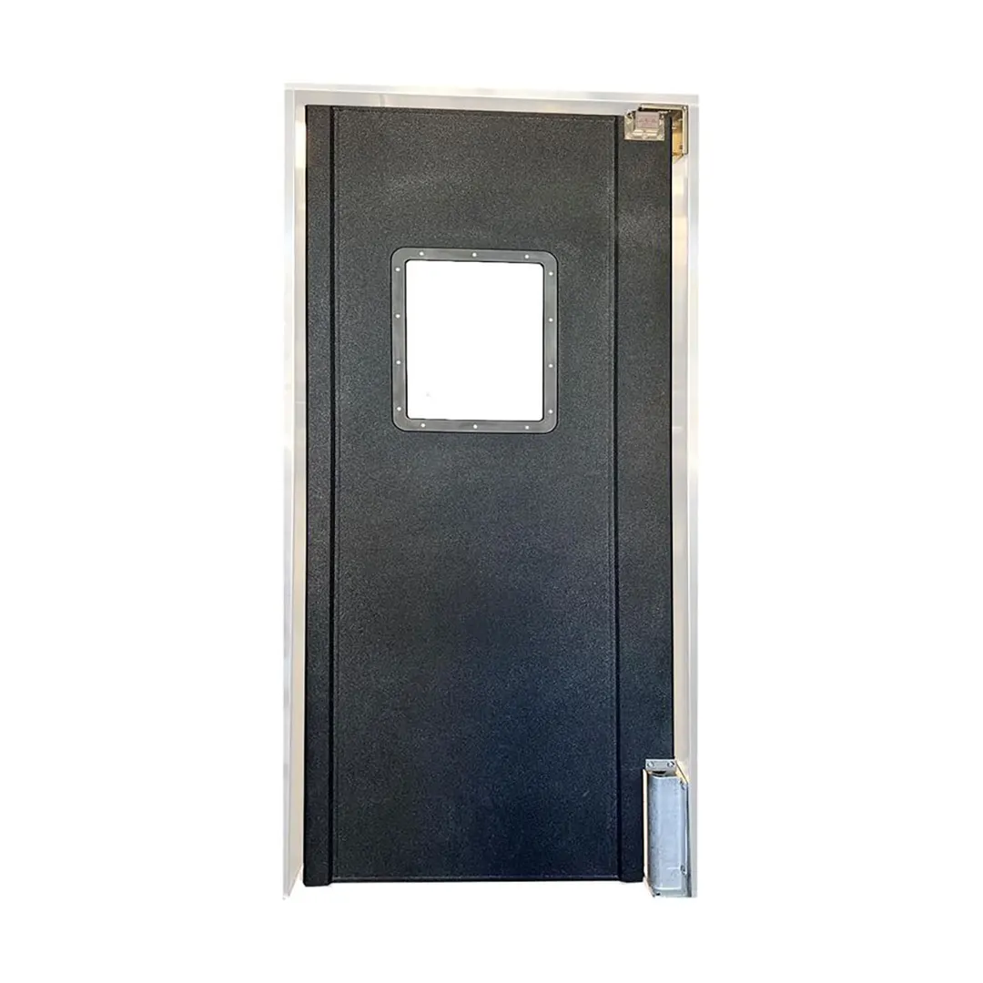 World Manufacturing PRO TUFF 36” X 80-84” Single Panel Kitchen & Restaurant Traffic Door