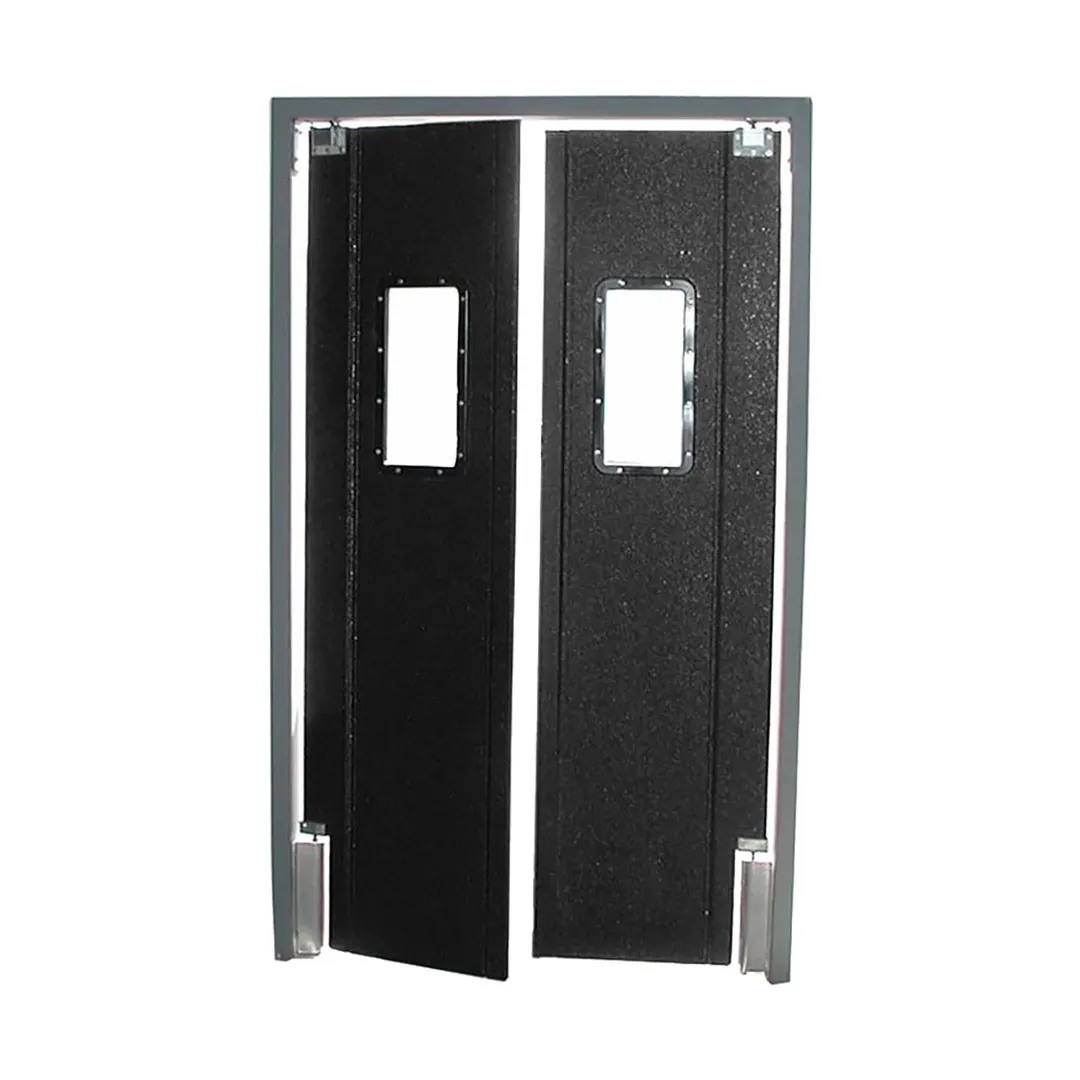 World Manufacturing PRO TUFF 42” X 80-84” Double Panel Kitchen & Restaurant Traffic Door