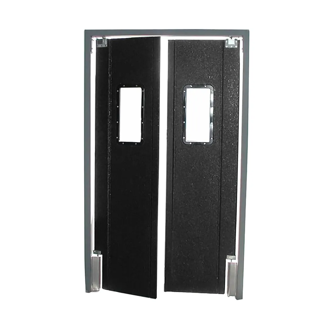 World Manufacturing PRO TUFF 60” X 80-84” Double Panel Kitchen & Restaurant Traffic Door