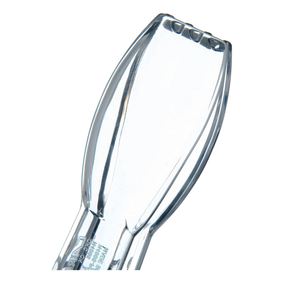 Carlisle 400607 - 6" Clear Plastic Salad Tongs, 6" NSF Dishwasher Safe, Heat to 212°F/270°F USA Made