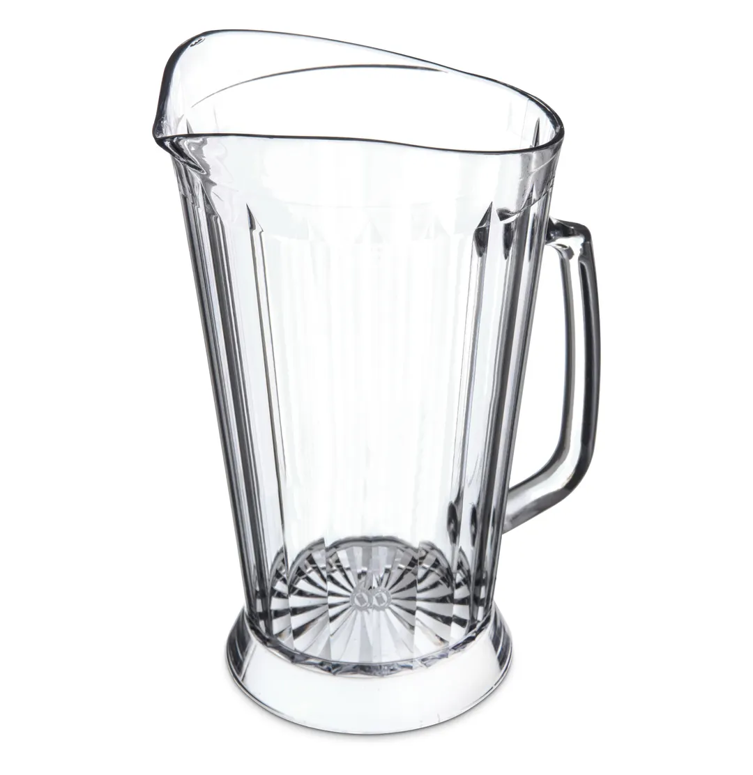 Carlisle 558307 Crystalite Pitcher, 48 oz Polycarbonate, Thumb‑Hold, NSF, Made in USA
