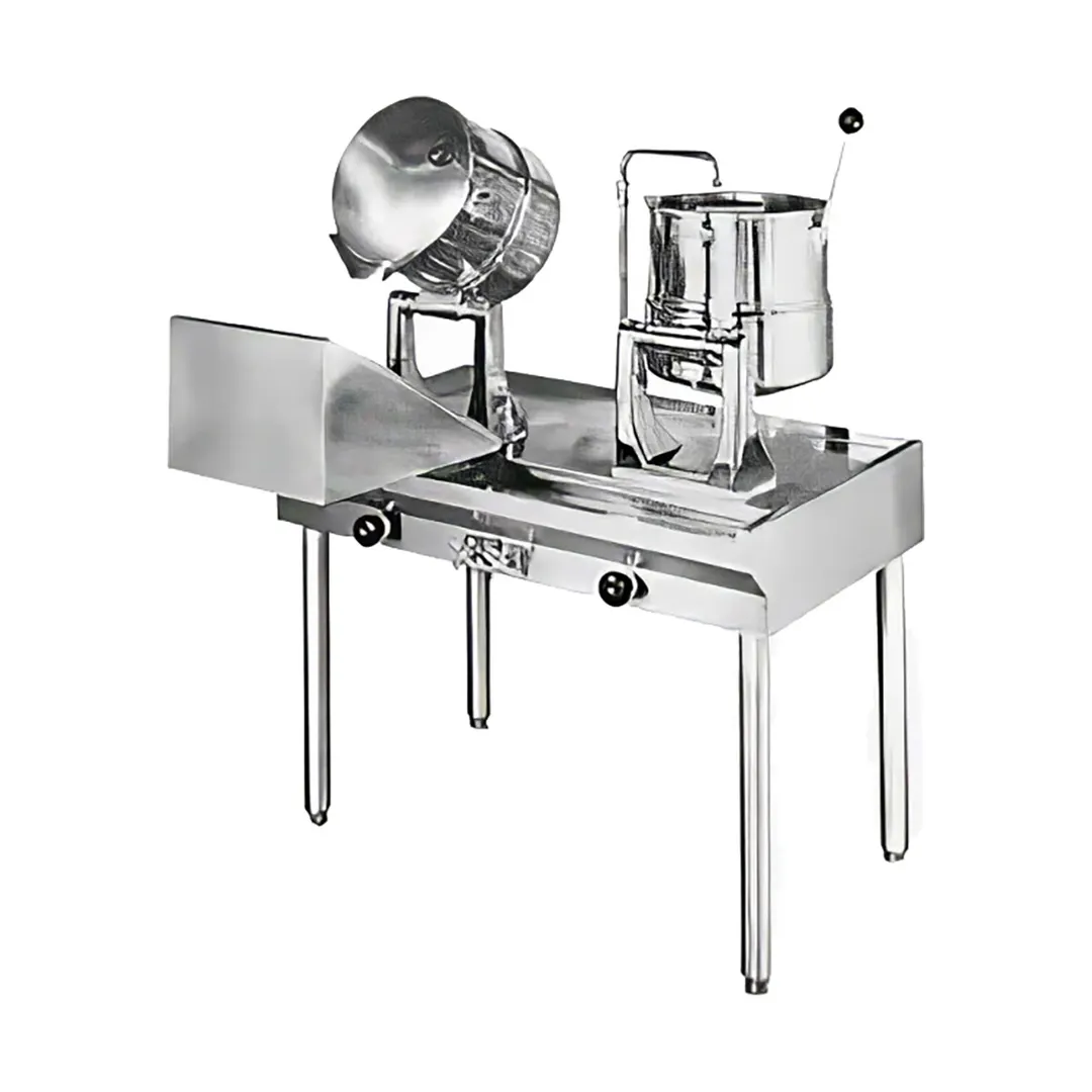 Groen 148410 10 Gallon Floor Tilting 2/3 Steam Jacketed Direct Steam Kettle Cabinet Assembly