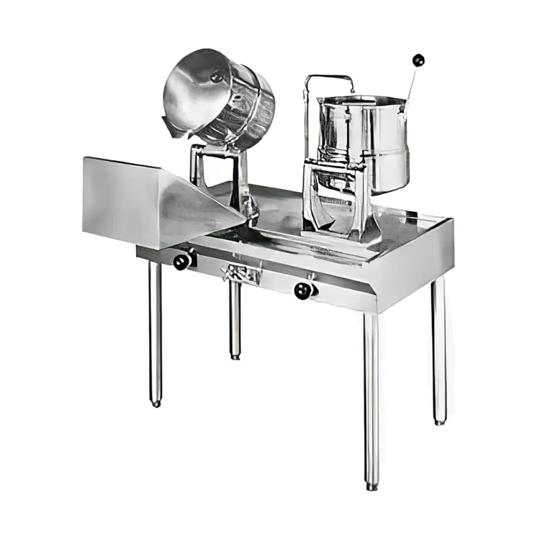 Groen 158670 10 Gallon Floor Tilting 2/3 Steam Jacketed Direct Steam Kettle Cabinet Assembly