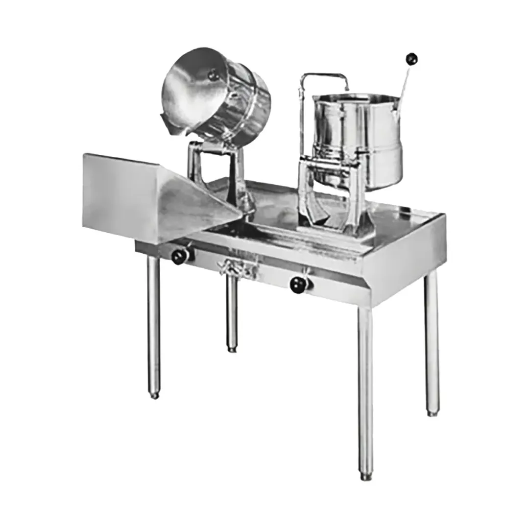 Groen 162870 20 Gallon Floor Tilting 2/3 Steam Jacketed Direct Steam Kettle Cabinet Assembly