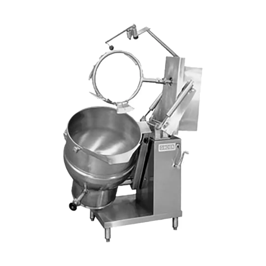 Groen DEE/4T-60A INA/2 60 Gallon Floor Tilting 2/3 Steam Jacketed Electric Kettle Mixer