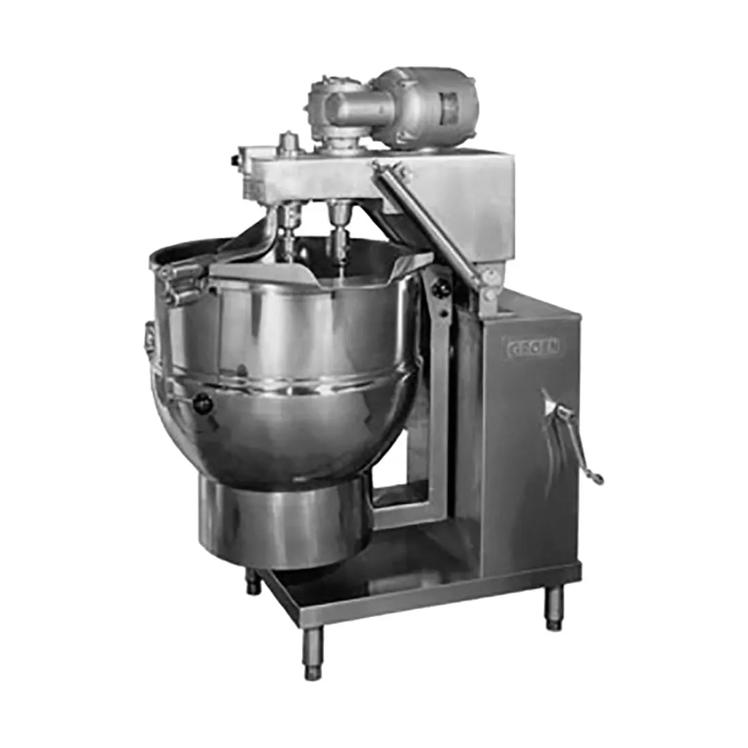 Groen DEE/4T-60A TA/3 60 Gallon Floor Tilting 2/3 Steam Jacketed Electric Kettle Mixer