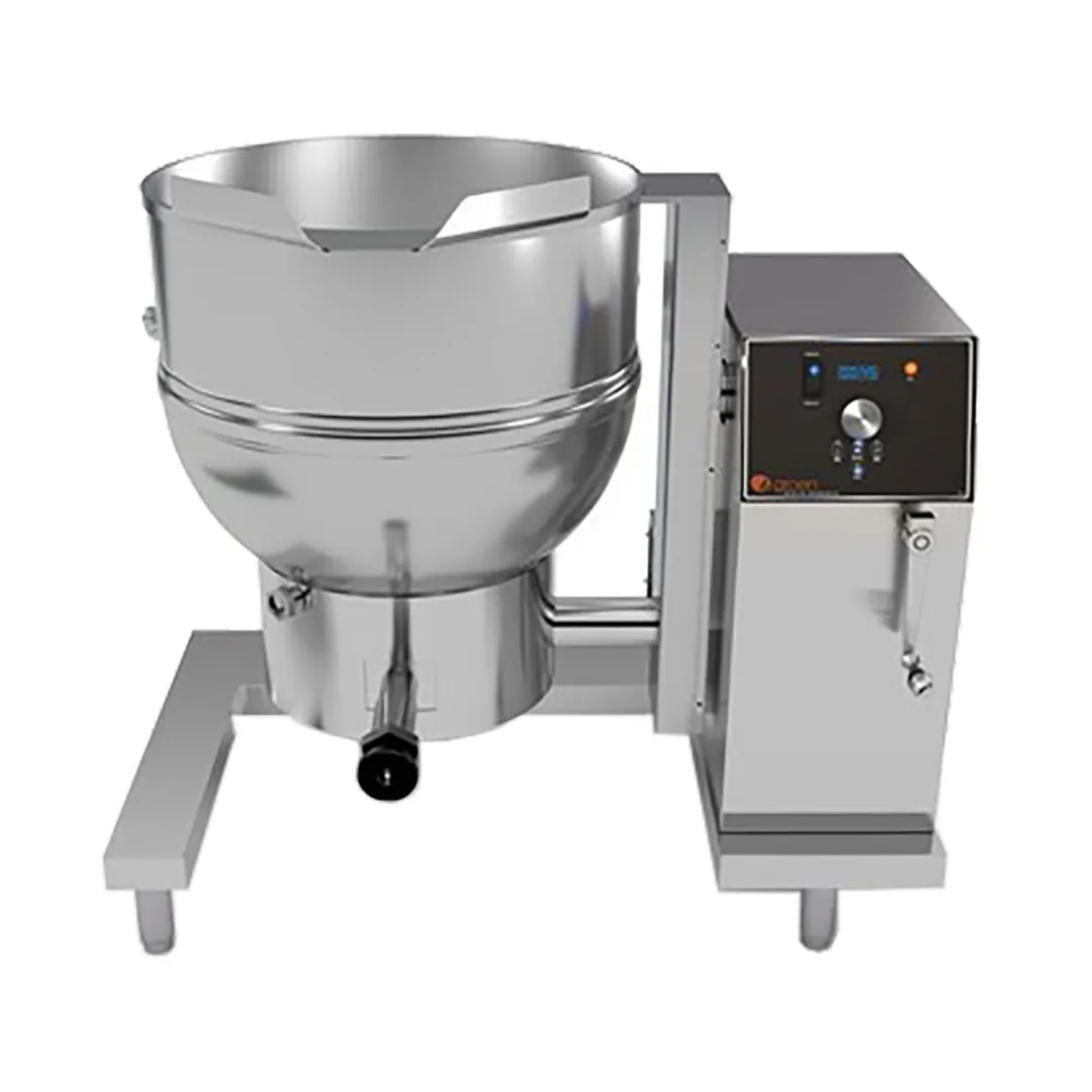 Groen DHS-40C2T 40 Gallon Floor Tilting 2/3 Steam Jacketed Gas Kettle, 150.000 BTU