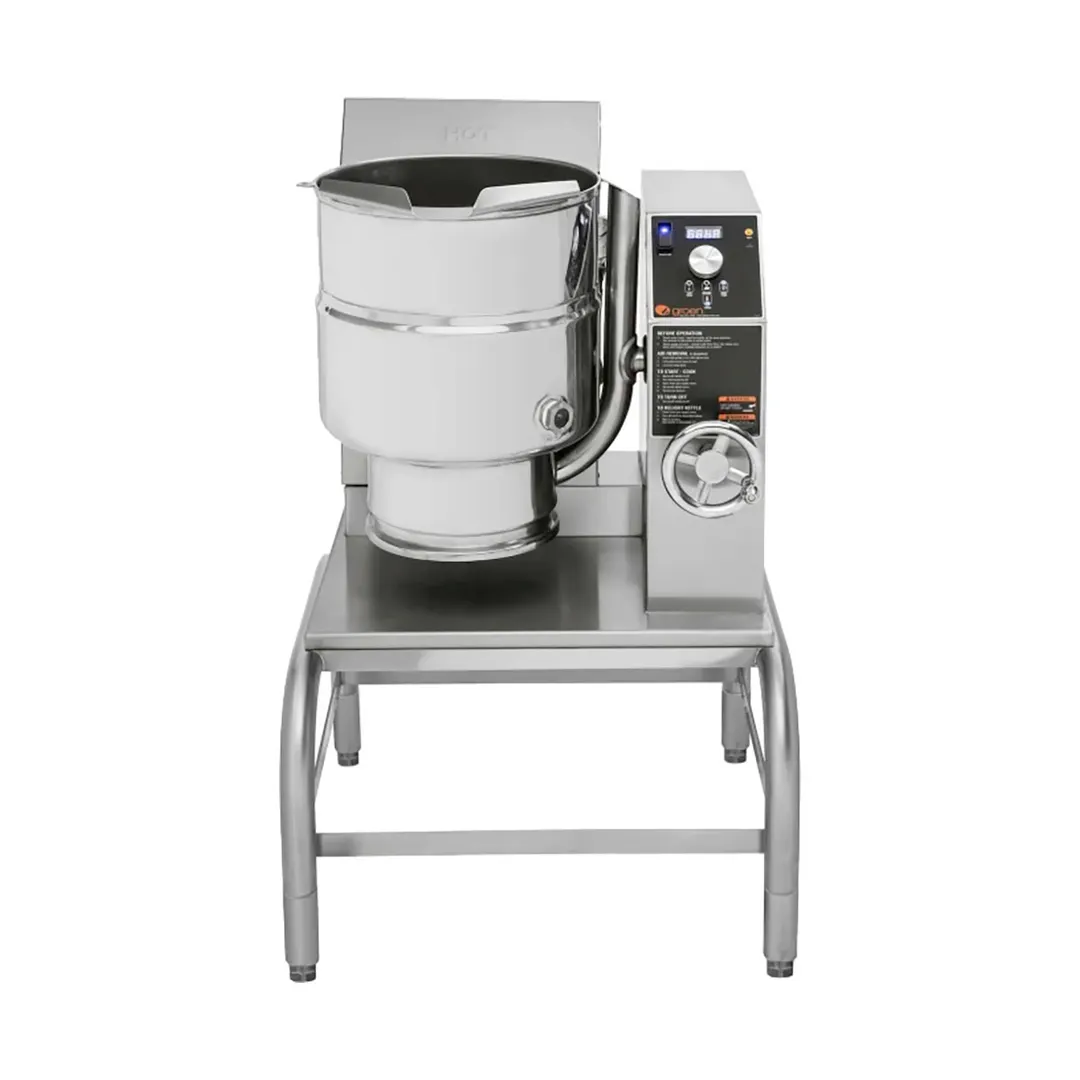 Groen TDHC-24C2T 6 Gallon Countertop Tilting 2/3 Steam Jacketed Gas Kettle, 31.000 BTU