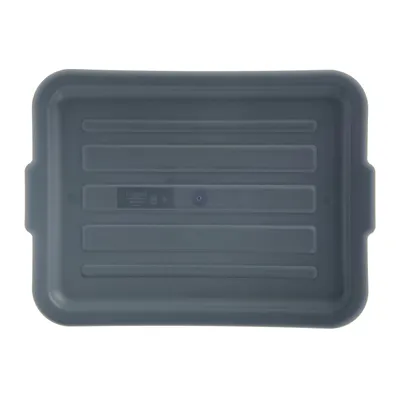 Carlisle N4401223 Comfort Curve Universal Lid, 20x15x1, Polypropylene, Gray