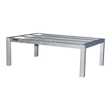 Serv-Ware CWP-DR-244812-V Dunnage Rack, 48"W x 24"D x 12"H, 2200 lbs, Aluminum, NSF