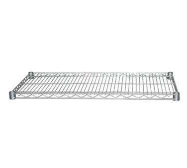 Serv-Ware SL2172CWP 21x72 Silver Epoxy Coated Wire Shelving Unit with 4 Shelf Clips