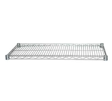 Serv-Ware SL3072CWP 30x72 Silver Epoxy Wire Shelving Unit with 4 Shelf Clips