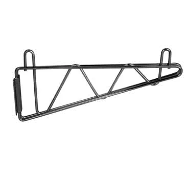 Serv-Ware SLWB18-CWP 18" Deep Silver Epoxy Wire Shelving Wall Bracket Pair
