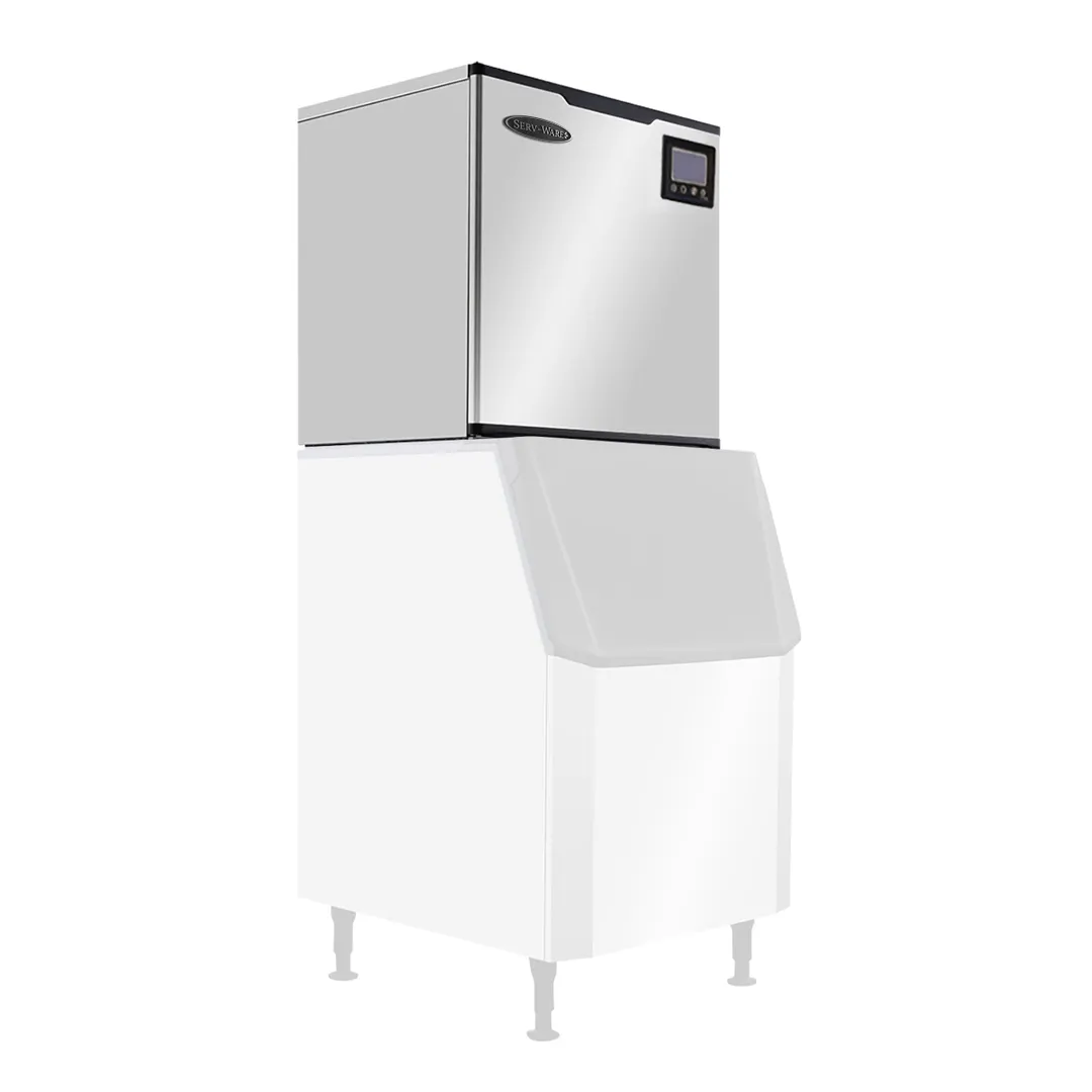 Serv-Ware SWM30-1000H Cube-Style Ice Maker, 1000 lb/24h, 30" Wide, Stainless Steel, R290