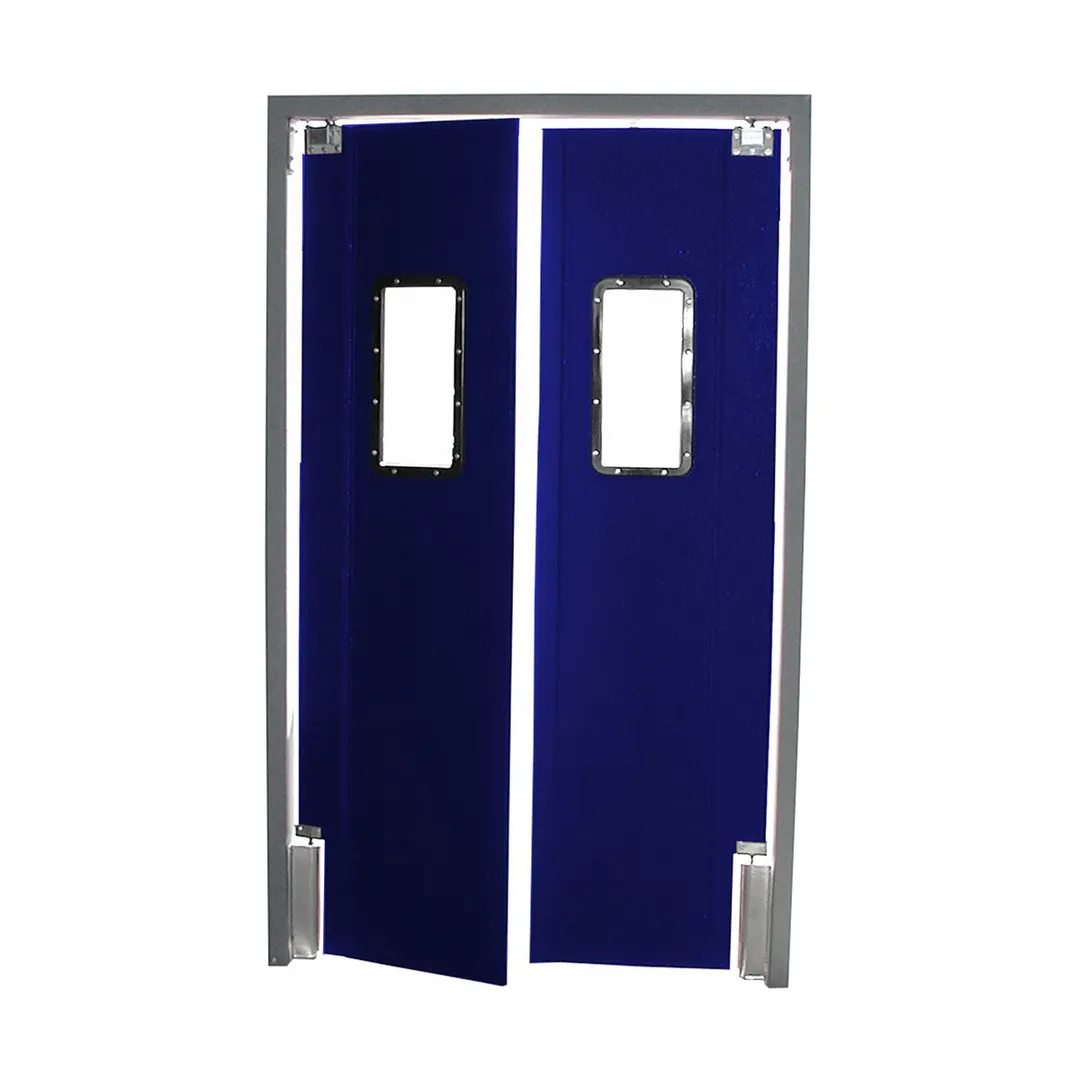 World Manufacturing PRO TUFF 36” X 80-84” Double Panel Kitchen & Restaurant Traffic Door