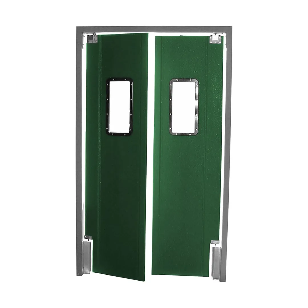 World Manufacturing PRO TUFF 36” X 80-84” Double Panel Kitchen & Restaurant Traffic Door
