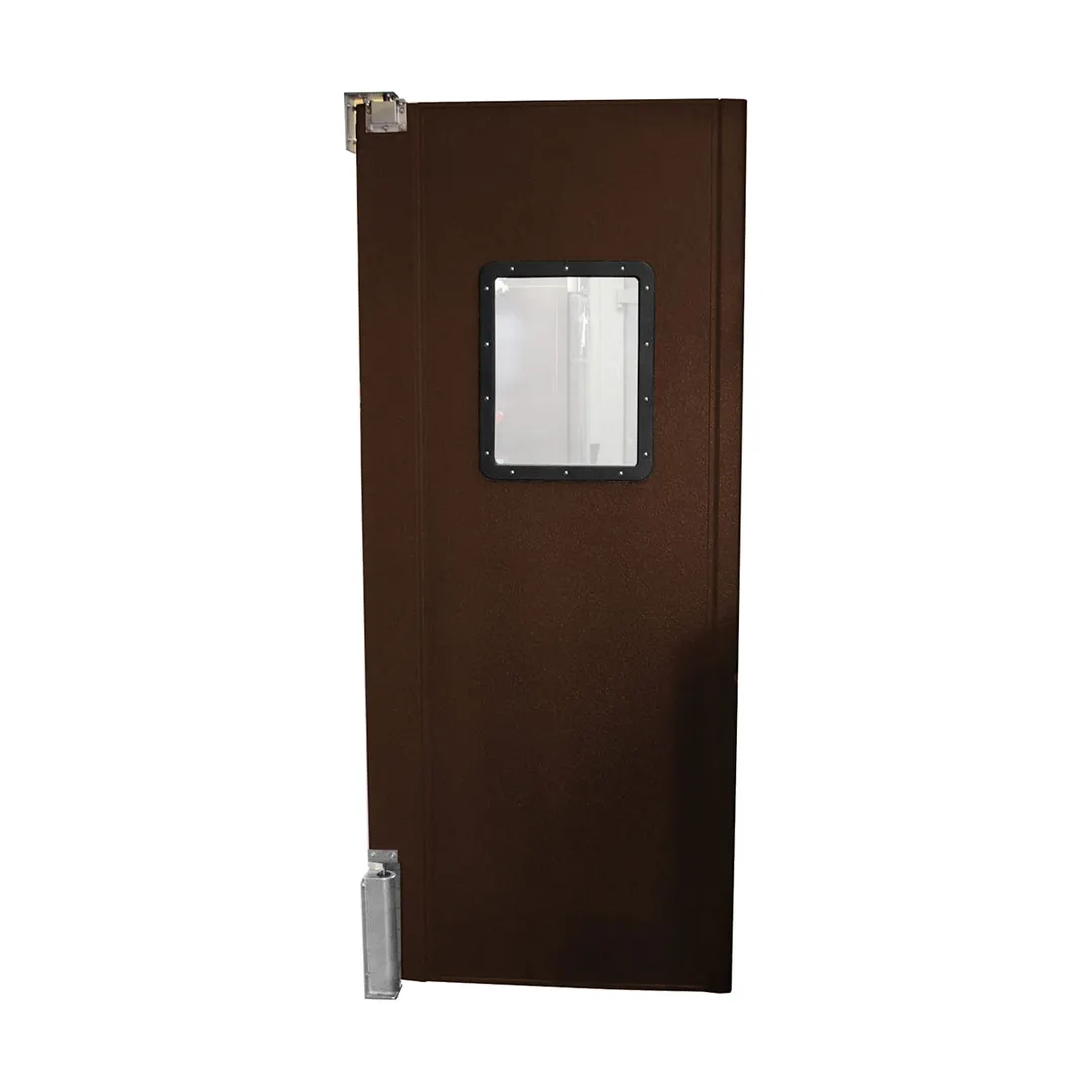 World Manufacturing PRO TUFF 36” X 80-84” Single Panel Kitchen & Restaurant Traffic Door
