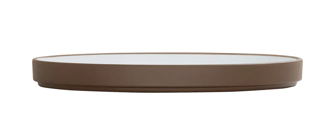 Cal-Mil 22026-10-89 10" Ivory Stoneware Low-Rim Melamine Reusable Plate
