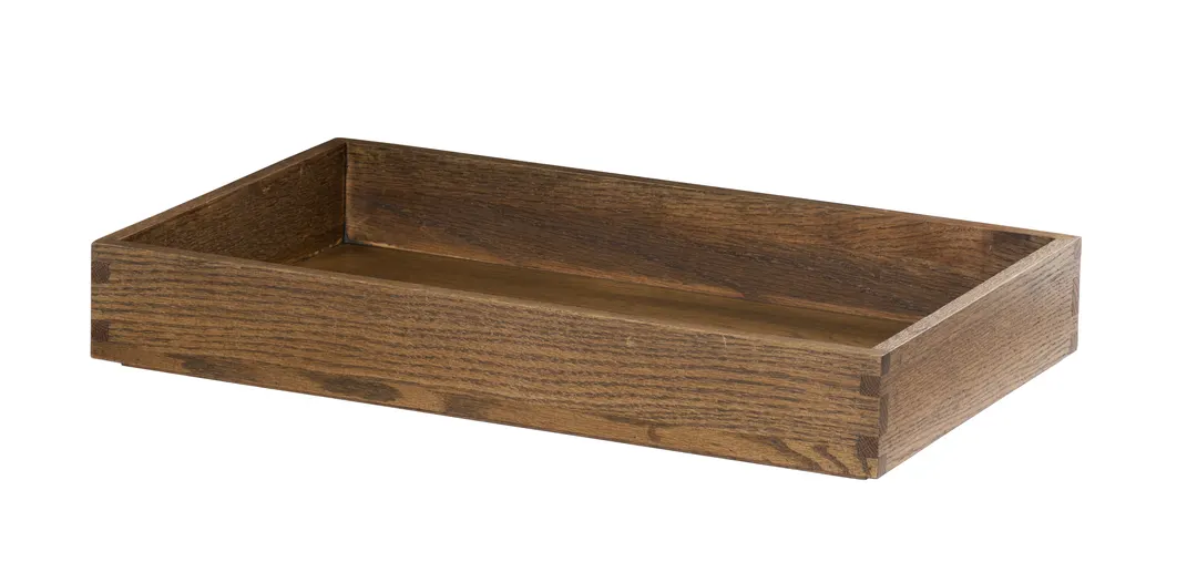 Cal-Mil 23106-12203-136 Rectangular Tray, 12" x 20" x 3" H, Fits Sydney, Brooklyn, Milo Riser Bases