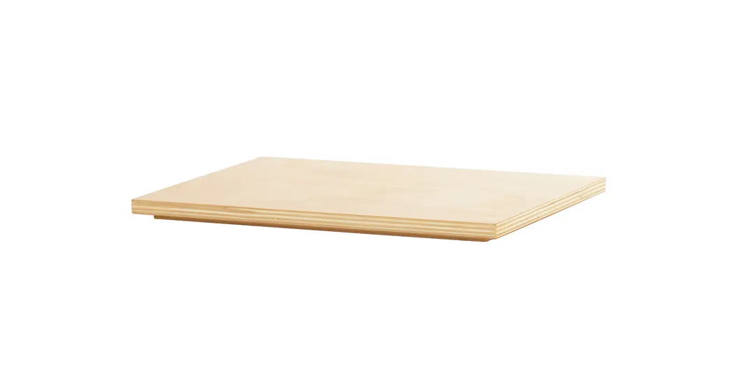 Cal-Mil 23180-1012-93 Individual Display Riser – 10" x 12" x 0.75" Rectangular Wood Beige 1-Step