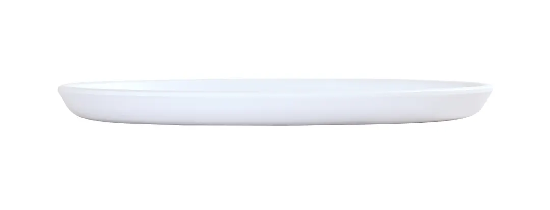 Cal-Mil 24105-8-15 Reusable Melamine Plate, 8" Round, Matte White, 8-9" Diameter, Durable Plastic
