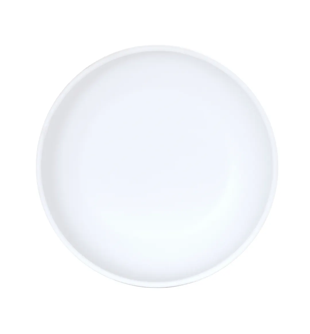 Cal-Mil 24106-7-15 - 30 oz Matte White Melamine Bowl, 7.75" x 7.75" x 1.75", Round Shape