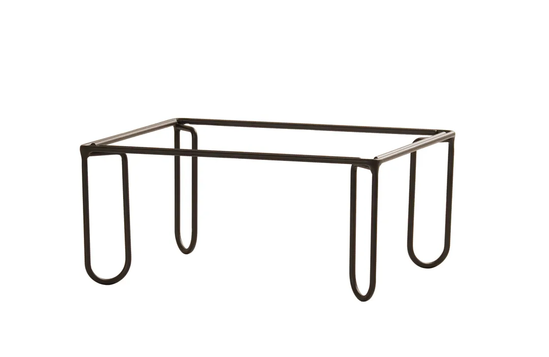 Cal-Mil 25215-6-13 Individual Display Riser – 10" x 12" x 6" Black Metal Rectangular Frame