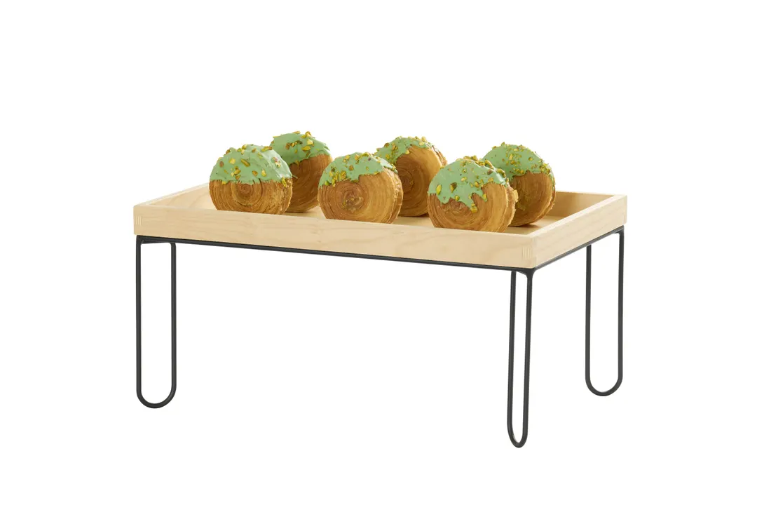 Cal-Mil 25216-9-13 Individual Display Riser – 12" x 20" x 9" Black Metal Rectangular Modular Riser