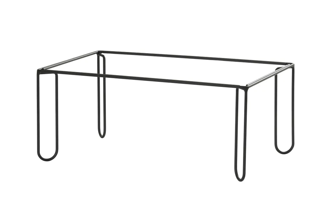 Cal-Mil 25216-9-13 Individual Display Riser – 12" x 20" x 9" Black Metal Rectangular Modular Riser
