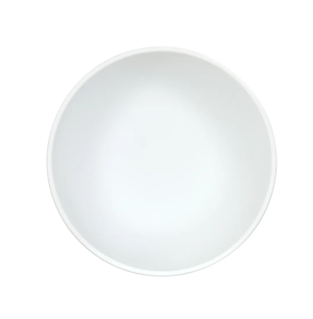 Cal-Mil 26100-6-15 – 30 oz White Melamine Reusable Bowl, 6" x 6" x 3", Round Shape, 1 Qt