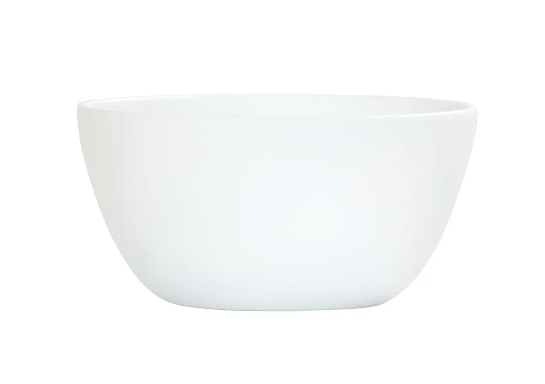 Cal-Mil 26100-6-15 – 30 oz White Melamine Reusable Bowl, 6" x 6" x 3", Round Shape, 1 Qt