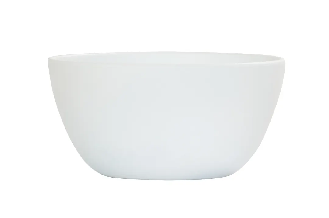 Cal-Mil 26100-7-15 48 oz White Melamine Sophie Bowl, 7" x 7" x 3.5" Round Reusable Dinnerware