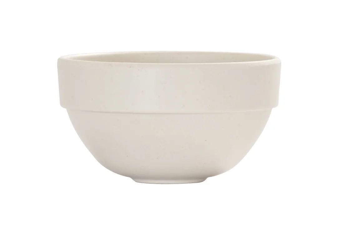 Cal-Mil 26122-5-133 Isla Bowl, 16 oz, 5" x 5" x 2.7" Matte Ivory Melamine Reusable Bowl
