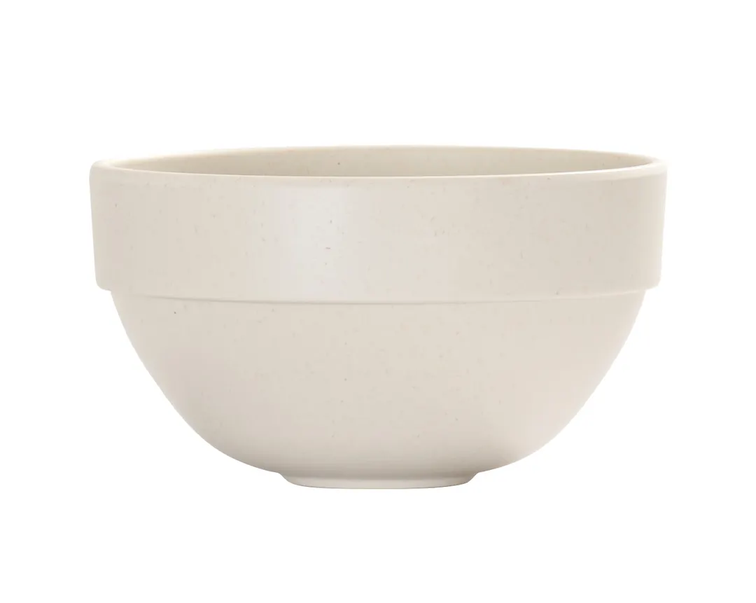Cal-Mil 26122-6-133 Isla Bowl, 30 oz, 5" x 5" x 2.7" H, Round, Matte Ivory, Melamine