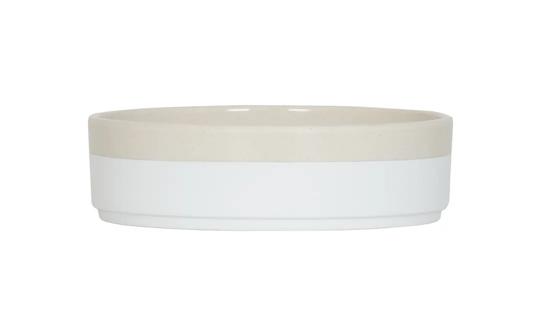 Cal-Mil 26131-6-139 Sorelle 6" White Melamine Reusable Plate, Round, Raised Rim, Matte Gloss