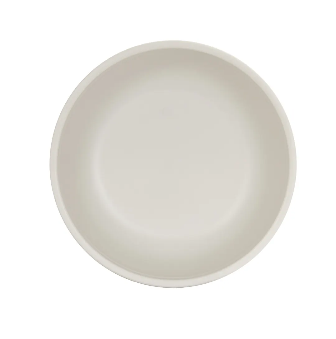 Cal-Mil 26144-6-103 Cove Bowl, 16oz, 5.75" Round Matte Ivory Melamine Bowl