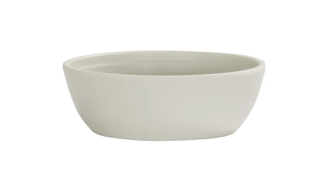 Cal-Mil 26144-6-103 Cove Bowl, 16oz, 5.75" Round Matte Ivory Melamine Bowl