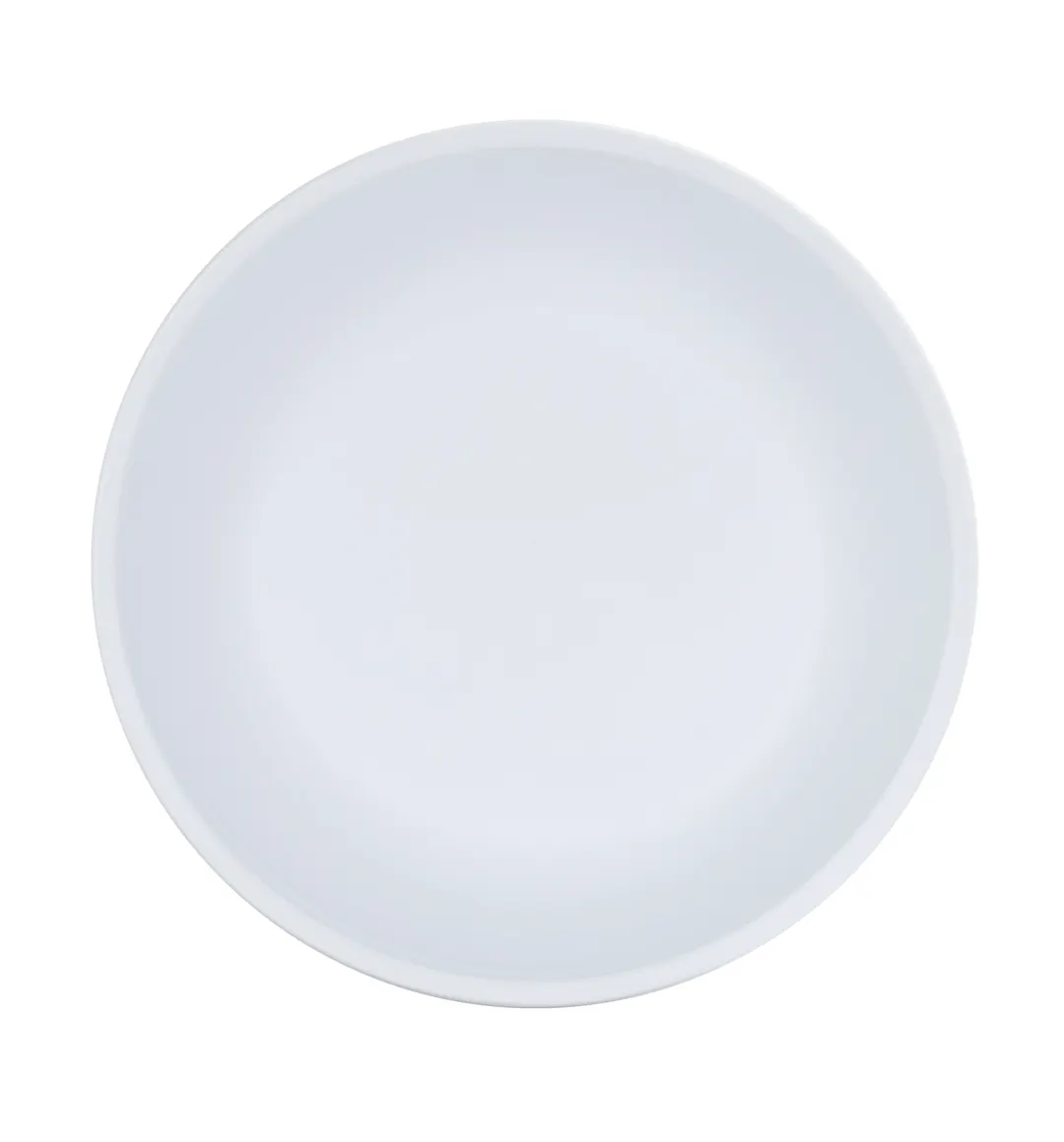 Cal-Mil 26144-7-15 - 30 oz Matte White Cove Bowl, 6.75" x 6.75" x 2.25" Melamine Reusable Dinnerware