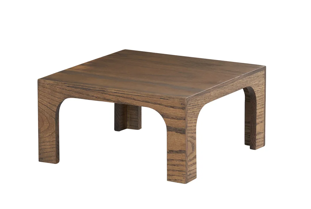 Cal-Mil 27004-6-136 Melrose Display Riser, 12" x 12" x 6" Square Wood, Chocolate Brown