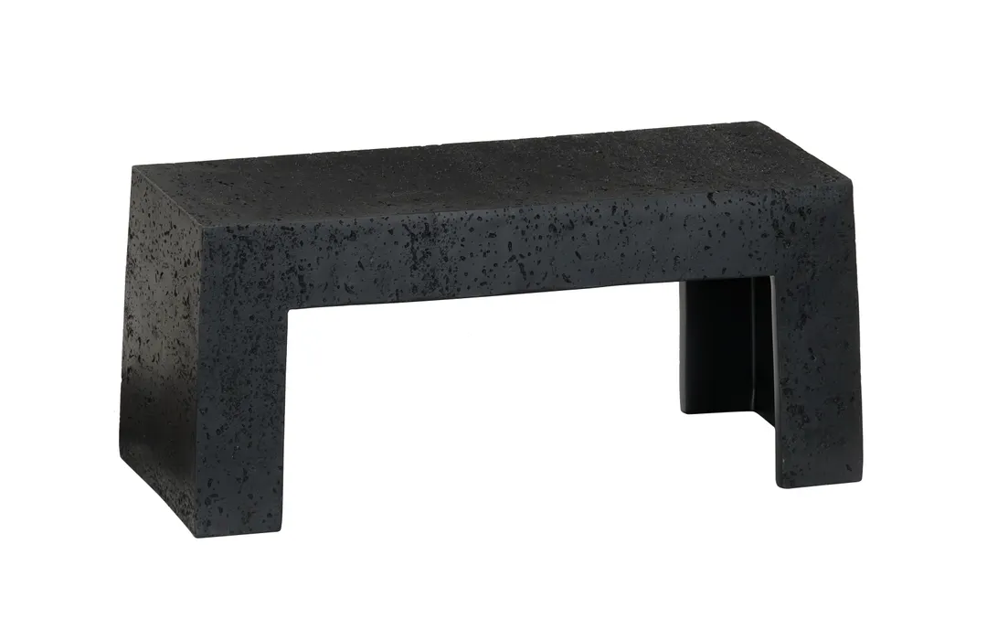 Cal-Mil 28001-7-13 Resin Display Riser, 15" x 6" x 7" Black Rect, 1-2, 10-19" W x 5-8" H, 9" Depth