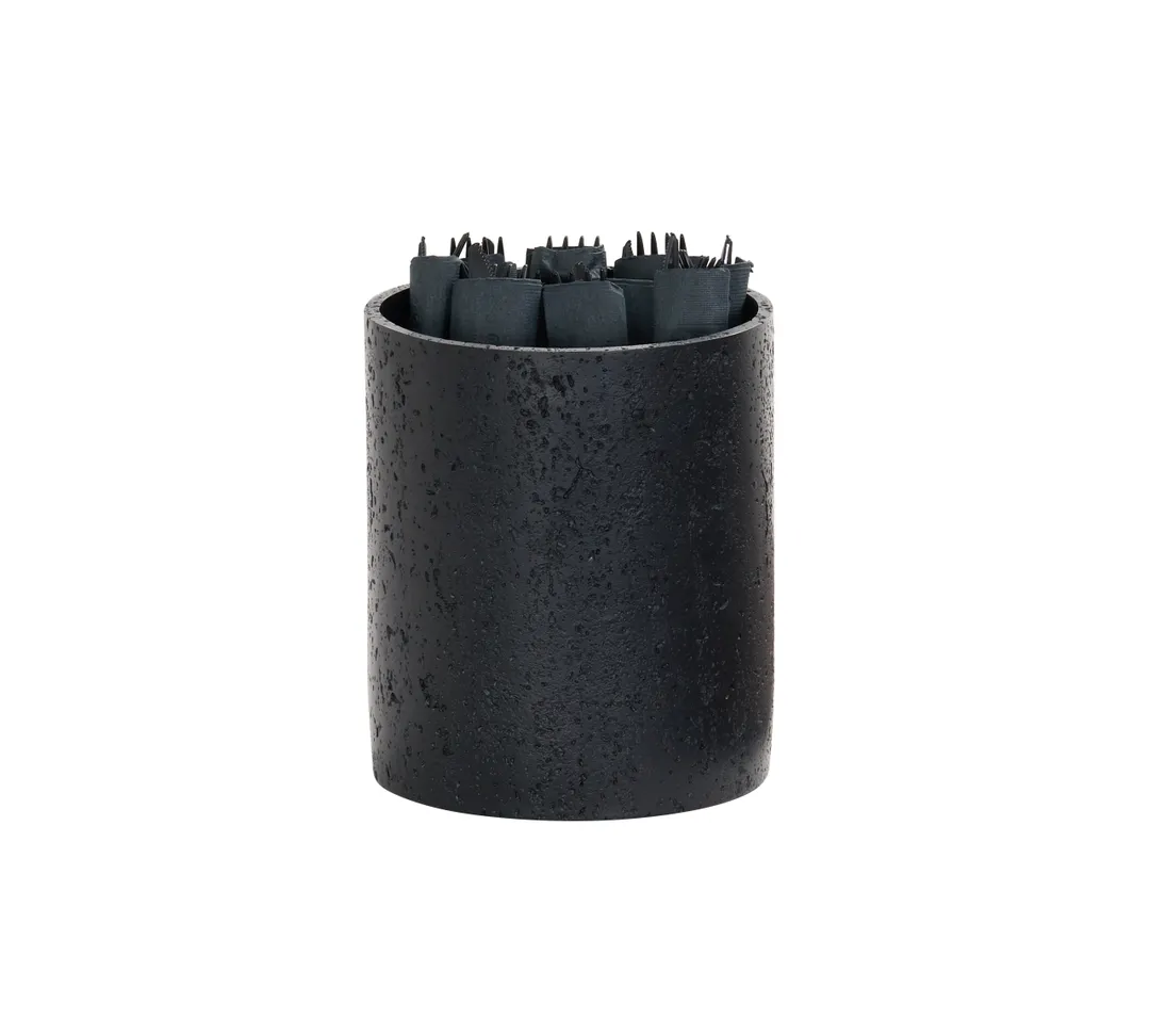 Cal-Mil 28004-7-13 Tabletop Display Riser, 6" x 6" x 7" Round Black Resin Stand, 1 Step